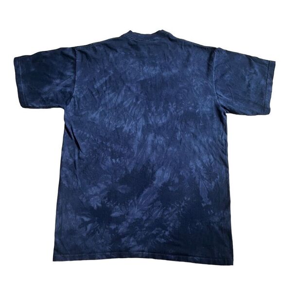 Vintage The Mountain American Bald Eagle USA Flag Dyed T-Shirt size L - Picture 2 of 6